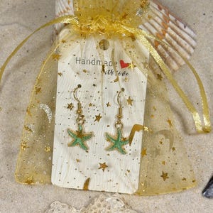 Dainty Gold Plated Earring Hypoallergenic Octopus Starfish Earring Gift