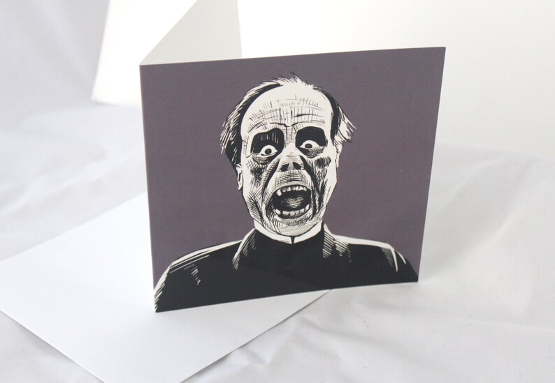Movie Horror Card Phantom Of The Opera Silent Film Lon Chaney image 2