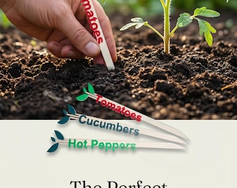 estacas para vegetais impressas em 3D