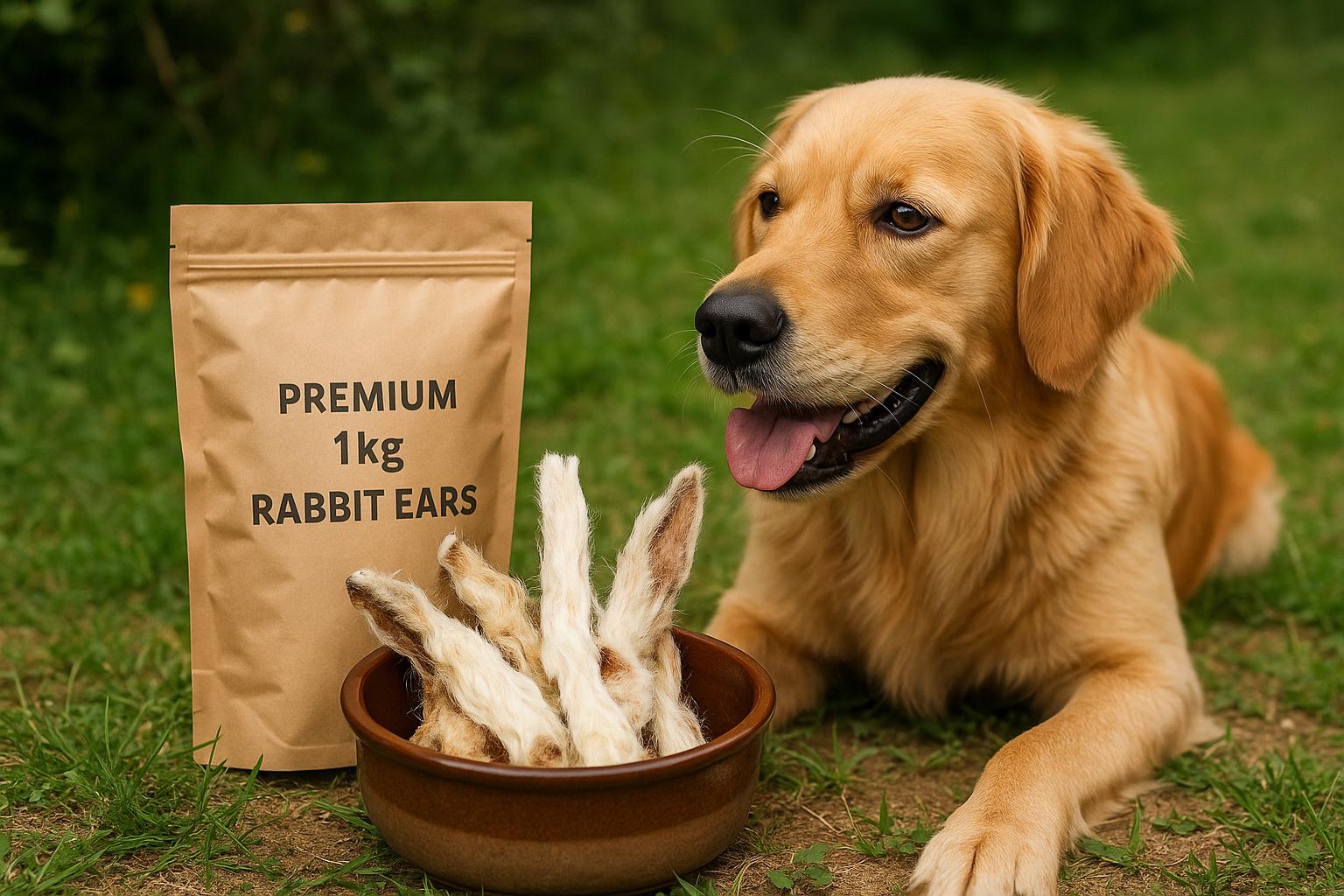 PAWLICIOUS Furry Rabbit Ears – 1kg Natural Dog Chews - Etsy UK