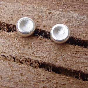 Sterling Silver Stud Earrings, Silver Studs, Sterling Silver Earring, Small (4mm) Pebble Silver Stud Earring, Stud Earrings