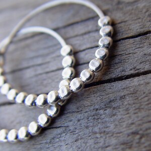 Silver Hoops , Sterling Silver Hoops, Silver Earrings, Sterling Silver Earring, Silver Hoop Earrings, Small Silver Hoop Earrings image 2