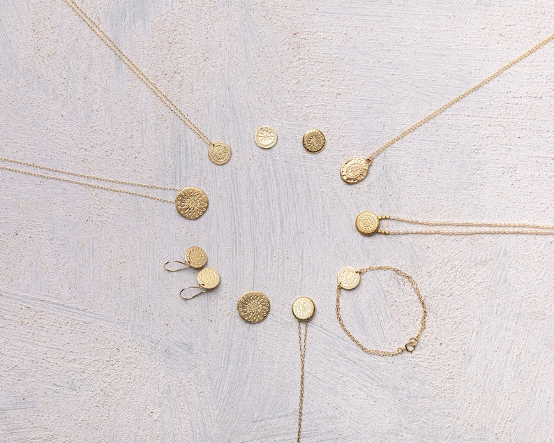 Mandala Jewelry Statement Necklace Mandala Necklace Coin Necklace Silver Necklace Silver Coin Necklace Silver Mandala Pendnat Necklace