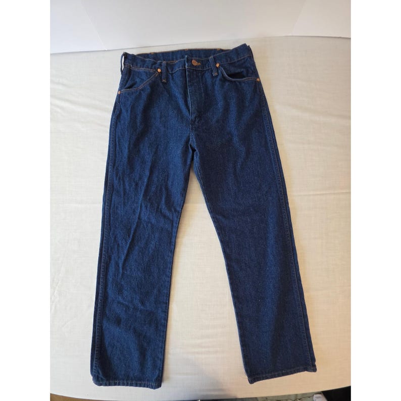 Vintage Wrangler 13MWZ cowboy-snit jeans 35 x 30 western 70s 80s Scovill VS afbeelding 1