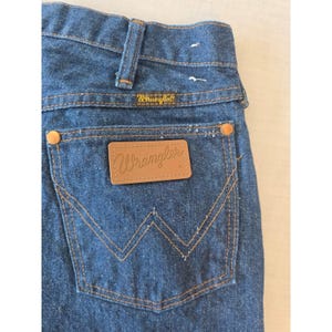 Vintage Wrangler 13MWZ cowboy-snit jeans 35 x 30 western 70s 80s Scovill VS afbeelding 10