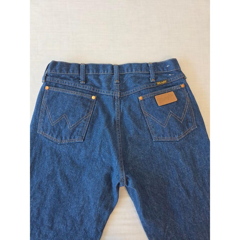 Vintage Wrangler 13MWZ cowboy-snit jeans 35 x 30 western 70s 80s Scovill VS afbeelding 9