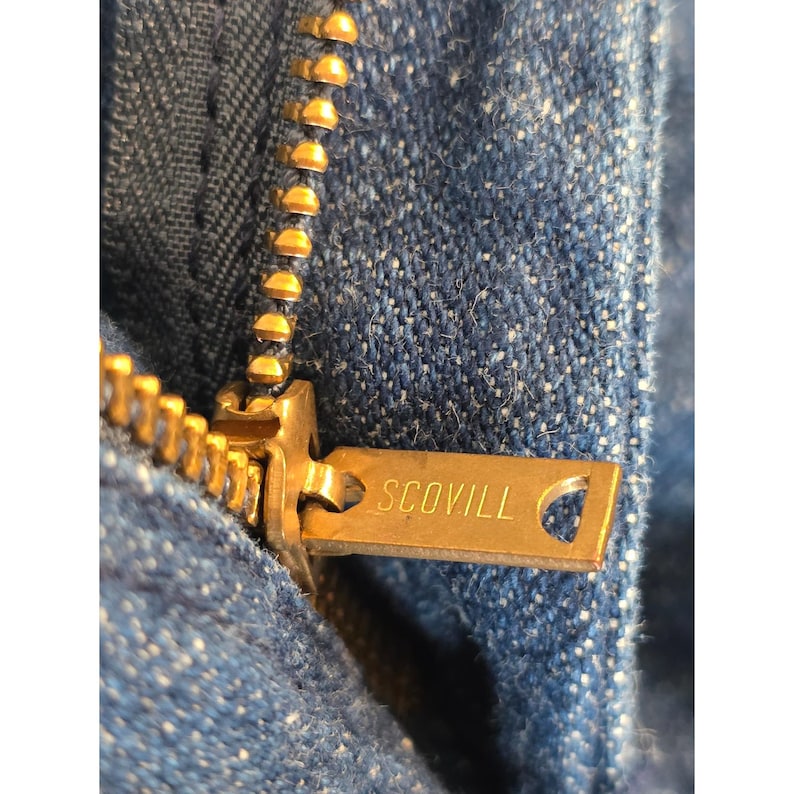 Vintage Wrangler 13MWZ cowboy-snit jeans 35 x 30 western 70s 80s Scovill VS afbeelding 7