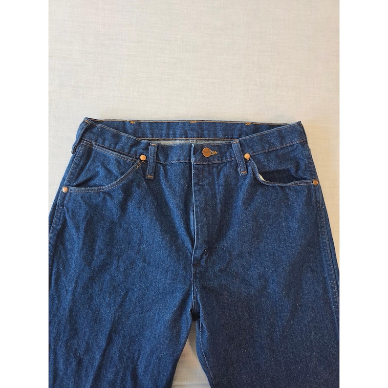 Vintage Wrangler 13MWZ cowboy-snit jeans 35 x 30 western 70s 80s Scovill VS afbeelding 4