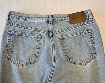 Calvin Klein vintage bootlegjeans lichte stone wash hoge taille maat 13,2K
