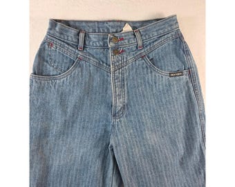 Vintage Rockies Jeans High Rise Herringbone Western Denim 31/11 Vintage Cowgirl