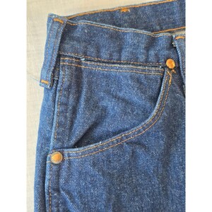 Vintage Wrangler 13MWZ cowboy-snit jeans 35 x 30 western 70s 80s Scovill VS afbeelding 8