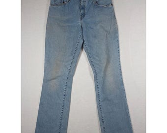 Vintage Levi's Jeans 550 Relaxed Fit Bootcut Light Wash Denim Women's 8M Y2K
