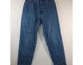 Sasson Jeans Modern Basics High Rise Mom Tapered 26 Blue Vintage 90s Grunge