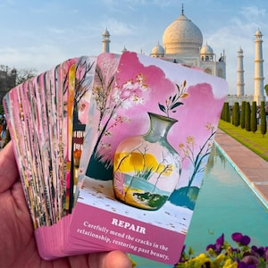 Cartas del Tarot del Oráculo del Amor / Cartas del Tarot del Amor Profundo / Juego de fiesta / Cartas del Tarot para principiantes.