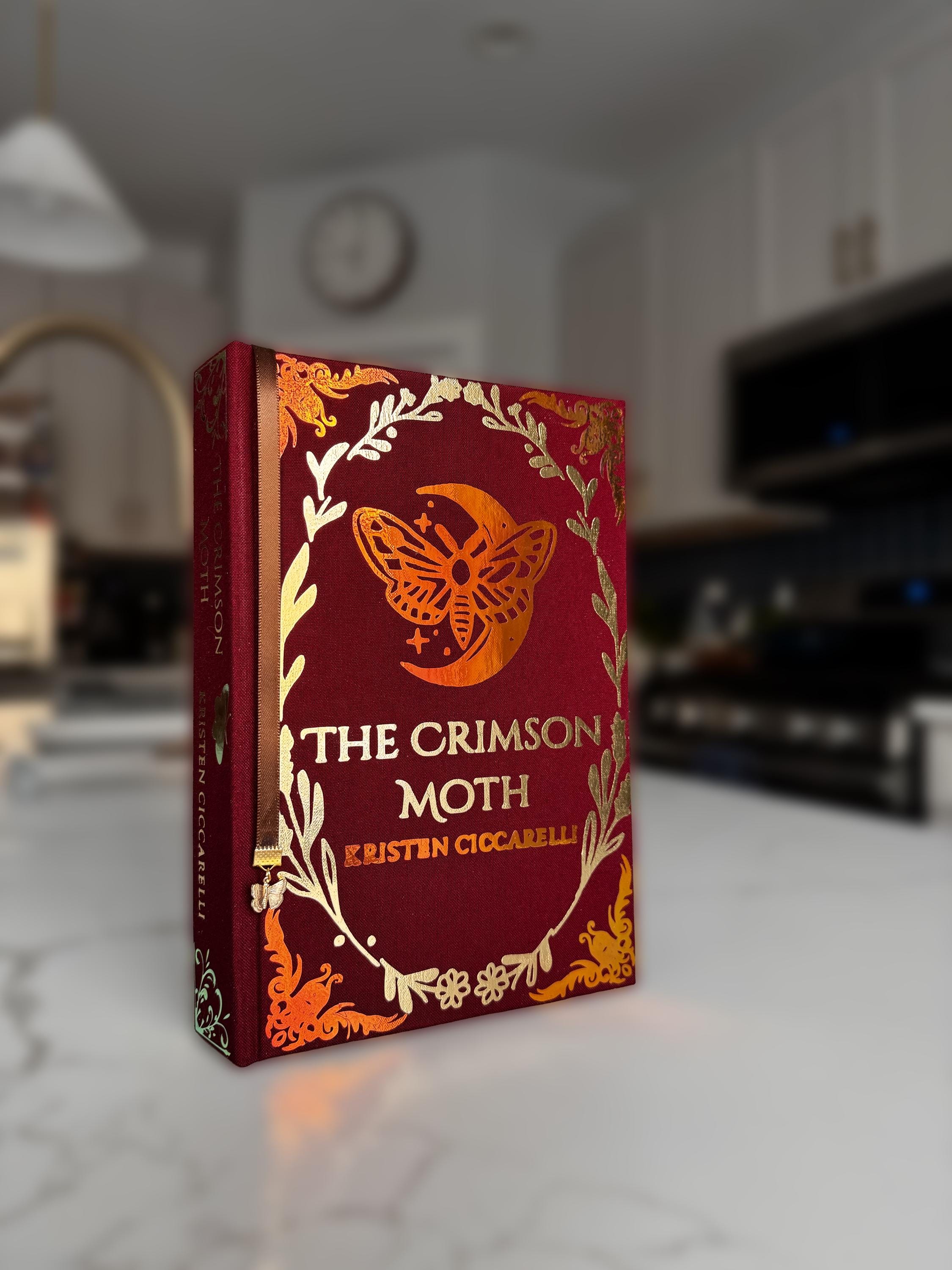 The Crimson Moth by Kristen Ciccarelli Rebinc, Limited Edition, Gold