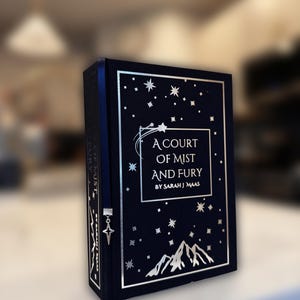 A Court Of Mist And Fury by Sarah J. Maas Rebind, Limited Edition, Silver Painted Edges *MADE TO ORDER*