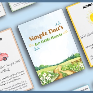 Kids Dua Flashcards for Daily Use| Ramdaan Duas for Kids| Children Duas| Dua Flashcards| Prayer Cards| Duas PDF| Islamic Kids Printables