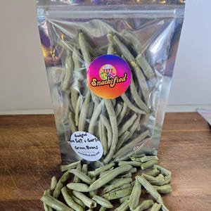 Freeze Dried Garlic Green Beans