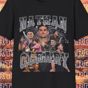 Nathan Cleary T-Shirt, 90s Bootleg Style, Rugby League Fan Gift