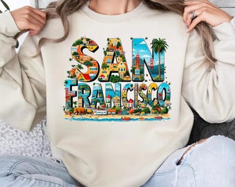 San Francisco Landmark Art: Golden Gate Bridge Cityscape , City Design (PNG Digital Download)