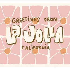 Saudações de La Jolla Postal