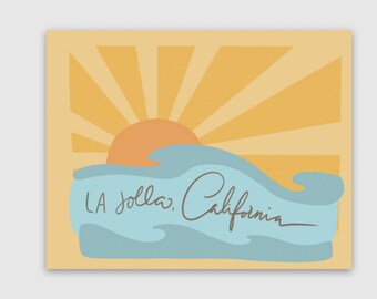 La Jolla Wave Sticker