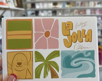 Hi La Jolla Greeting Card