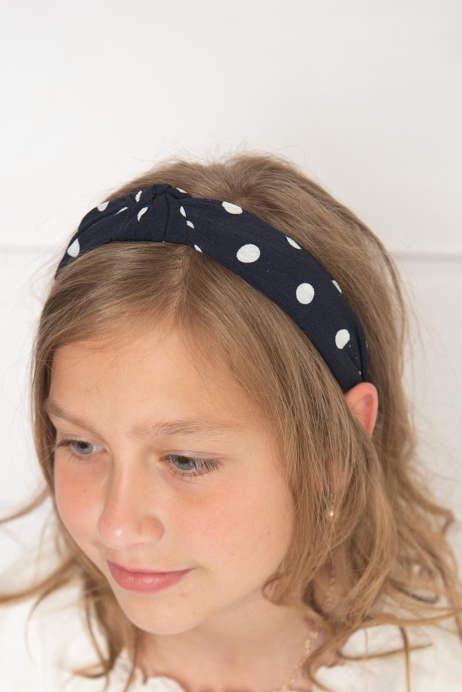 Navy Knotted Hard Headband for Girl Womens Hard Headband for Etsy