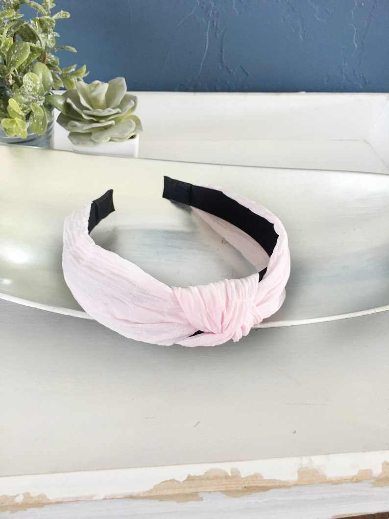 Navy Knotted Hard Headband for Girl Womens Hard Headband for Etsy