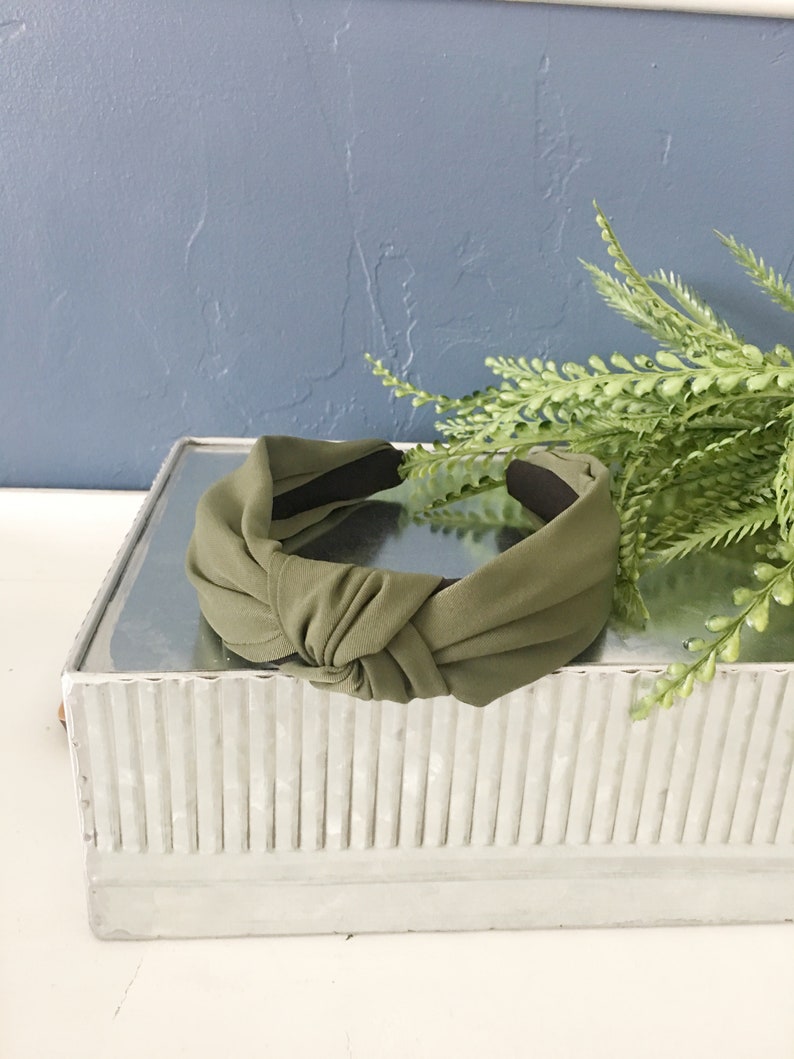 White Knotted Hard Headband for Girl Cream Womens Hard Etsy