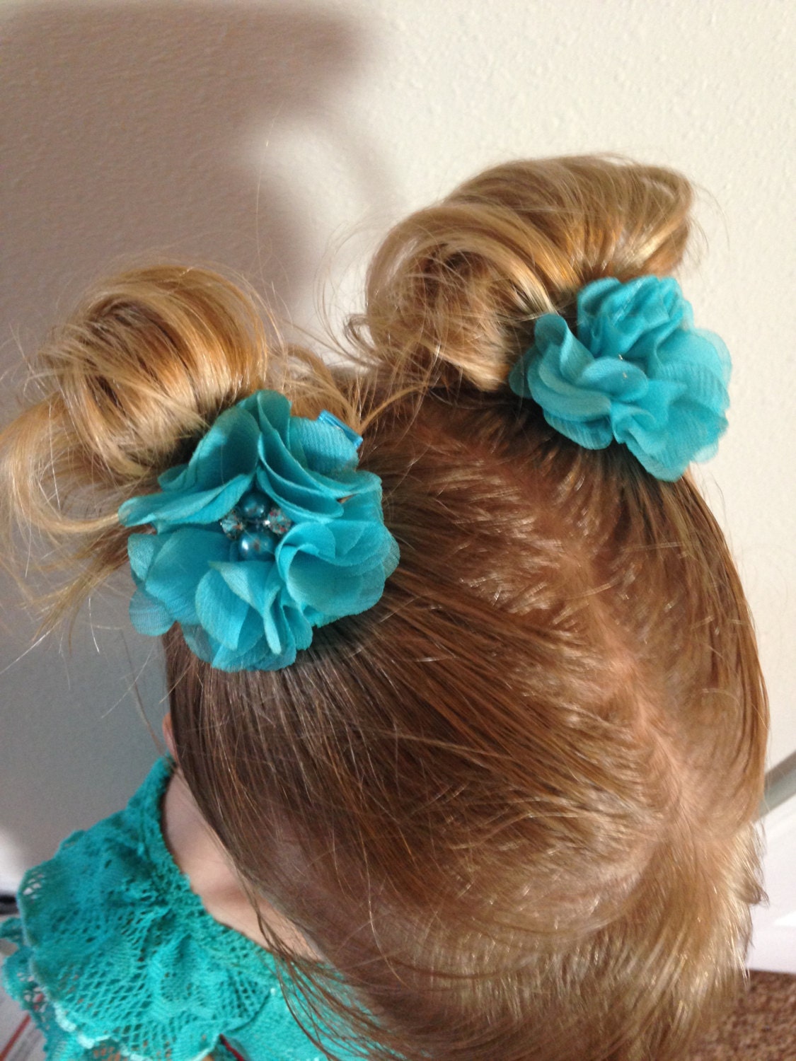 Red Hair clips mini hair clip piggy tail hair clip red Etsy