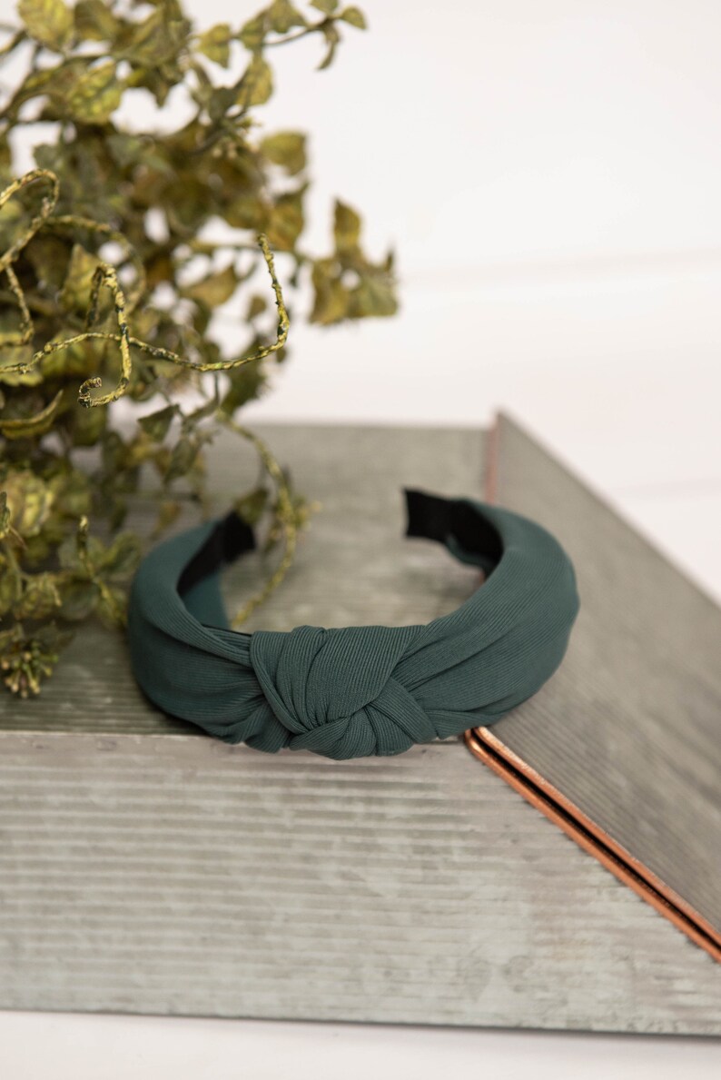 White Knotted Hard Headband for Girl Cream Womens Hard Etsy