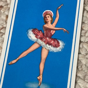 One vintage ballerina swap card playing card