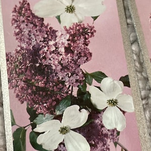 1 spring lilac swap card / playing card