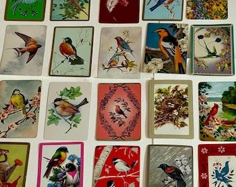 20 birds of a feather playing cards