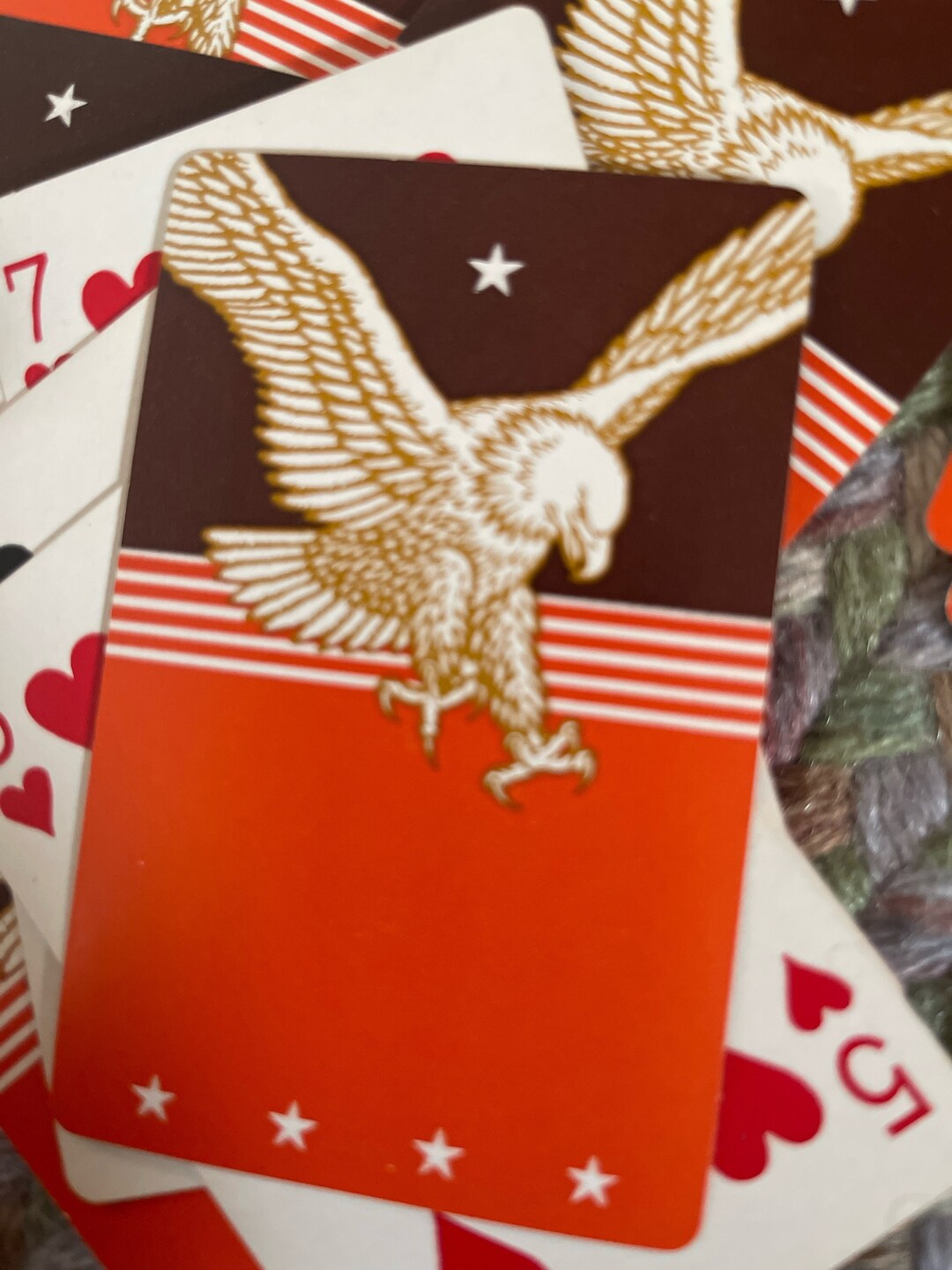 1 Swap Card Eagle American Playing Card - Etsy