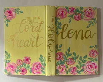 Customized Hand-Painted Bibles