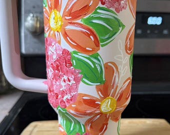 Hand Painted Insulated Tumblers