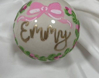 Hand Painted Tree Ornaments!! Baby's 1st Christmas