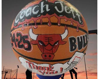 Customized Hand-Painted Basketballs, Footballs, Soccer Balls, Volleyballs, etc...