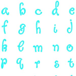 Staplat namn Gemener teckensnitt 2