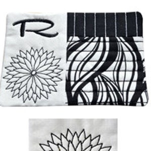 Flower Mug Rug ITH in the Hoop