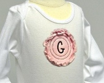 Raggy Monogram Font Machine Embroidery Applique