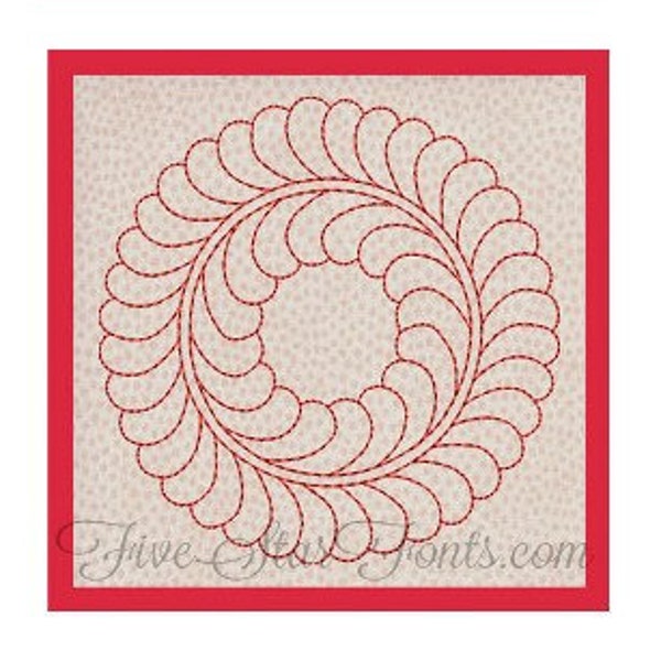 Redwork Quilt Kit - Etsy