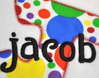 Butter Biscuit Applique Font Machine Embroidery
