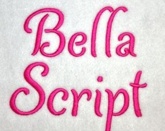 Bella Script Font - 6 sizes