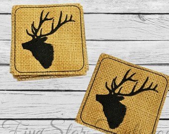 ITH Elk Coasters In the Hoop