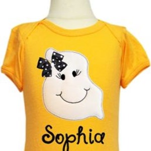 Silly Girl Ghost Applique