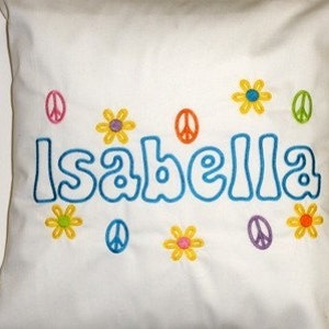 FUNKADELIC 60s 70s Applique Font Machine Embroidery Alphabet Groovy Font Funky Font