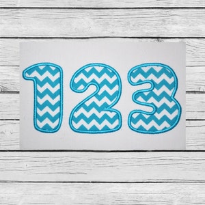 Applique Numbers 4